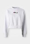 Толстовка Obey Clothing BLOCKS CROPPED CREW, Ash Grey/Grey - фото 5