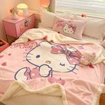 Пледы, пледы для дивана и флисовые одеяла Sanrio, кремовый - фото 6