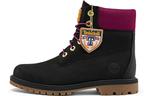 Ботинки водонепроницаемые Timberland Heritage 6 Inch, черный / розовый - фото