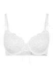 Бюстгальтер с косточками LASCANA, белый - фото