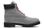 Кроссовки premium 6 inch boots 'grey nubuck with red' Timberland, серый - фото 2