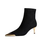 BIGTREE Ботильоны женские черные - фото