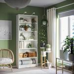 Книжный шкаф IKEA, 80x28x202 см, белый - фото 3