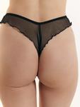 Erlich Textil Трусы String ICONIC MESH BRAZIL STRING in schwarz - фото 3