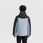 Серый унисекс трёхслойный утеплённый пуховой жилет для горного треккинга Quechua NH900 - фото 5