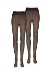 Тайтсы NUR DIE WARM & TRANSPARENT STRAPAZIERFÄHIG 2-PACK, Schwarz/Black - фото 5