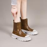 Ботинки Челси женские Joy&Mario, коричневый - фото 9