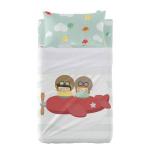 Комплект постельного белья «учимся летать» Happynois, мультколор - фото