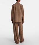 Замшевая рубашка Estate S Max Mara, Visone - фото 3