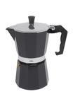Эспрессоварка Классико, алюминий, на 6 чашек, 1,3 л Cilio, черный - фото