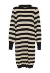 Вязаное платье JESSIE STRIPED Kaffe, черный - фото 2