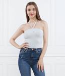 Боди Tommy Jeans, белый / синий - фото 4