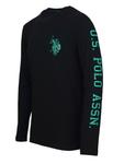 Лонгслив U.S. POLO ASSN. Shirt, черный - фото 3