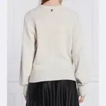 Шерстяной свитер обычного кроя Actitude_Twinset, бежевый - фото 2