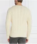 Свитер Regular fit Polo Ralph Lauren, белый - фото 4