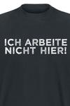 Футболка Sprüche Ich arbeite nicht hier!, черный - фото 2