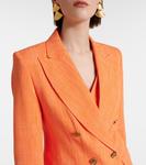 Двубортный блейзер Etro, оранжевый - фото 4