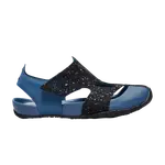 Кроссовки Jordan Flare PS 'Dark Marina Blue', синий - фото