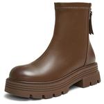 Черные женские ботильоны Tata, экрю - фото 11