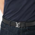 LOUIS VUITTON Ремень реверсивный Lv Initiales 35mm, Black - фото 9