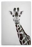 Картина на холсте A.S. Création Giraffe Portrait, черно-белый - фото