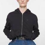 Худи на молнии Acne Studios, черный - фото 4