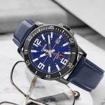 Часы Casio Dress Classic Analog Watch 'Metallic Blue', синий - фото 3