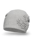 Шапка Vivisence 7053, светло-серый - фото