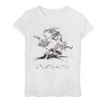 Футболка с графическим плакатом и плакатом Marvel для девочек 7–16 лет Marvel - фото