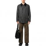 Вощеная рубашка-куртка Ashby Barbour, темный серый - фото 4