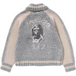 Джемпер  Appliqué Zip Jacket A BATHING APE, серебро - фото 3