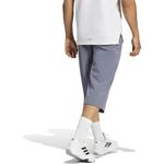 Капри брюки шлейф тканые 3/4- Adidas, цвет onix - фото 3