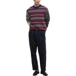 Свитер с узором фэр-айл BARBOUR, синий - фото 2