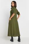 Платье миди с воротником Pixiegirl Petite, зеленый - фото 3