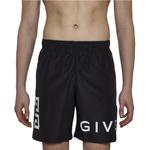 Шорты с принтом логотипа Givenchy, черный - фото 4