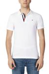 Поло Tommy Jeans однотонное, белый - фото