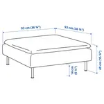 Пуф, тонеруд красный SÖDERHAMN IKEA - фото 4