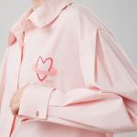 ELLE Рубашка Women's Pink Lapel Moderate - фото 6
