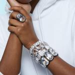 Браслет-манжета Harmonia с плавающим кристаллом Swarovski - фото 5