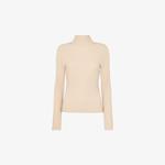 Фактурный облегающий тканый джемпер Whistles, бежевый - фото