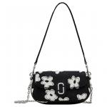 MARC JACOBS Кожаная сумка через плечо Regular Women's Black & White - фото