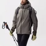 HELLY HANSEN Мужская пуховая куртка, Khaki/Khaki - фото 7