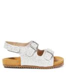 Блестящие сандалии PèPè, Argento - фото 4