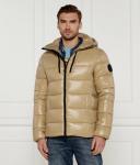 Куртка мужская Save The Duck утепленная с капюшоном, бежевый - фото