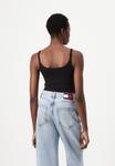 Топ SCRIPT LABEL TANK Tommy Jeans, черный - фото 3
