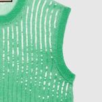 Трикотаж женский зеленый Gucci - фото 5