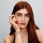 Кольцо Pavé Cuban Chain Pandora, стерлинговое серебро - фото 3