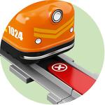 LEGO DUPLO, блоки «Поездные пути», набор, 10882 - фото 12