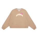 Свитшот женский Aape, коричневый - фото