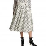 DIOR SS24 Casual Long Skirt Women's Black White - фото 3